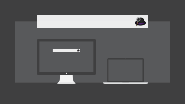 Alfred 検索バーの位置設定