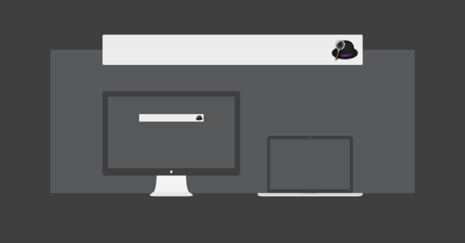 Alfred 検索バーの位置設定