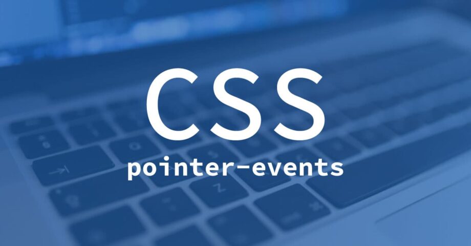 CSS pointer-events