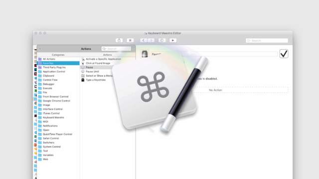 Keyboard Maestroのこれだけ覚えておけば安心のアクション