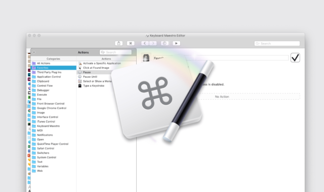 Keyboard Maestroのこれだけ覚えておけば安心のアクション