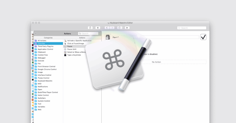 Keyboard Maestroのこれだけ覚えておけば安心のアクション