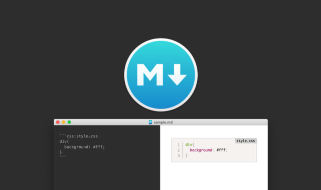 MacDownでシンタックスハイライトを使う