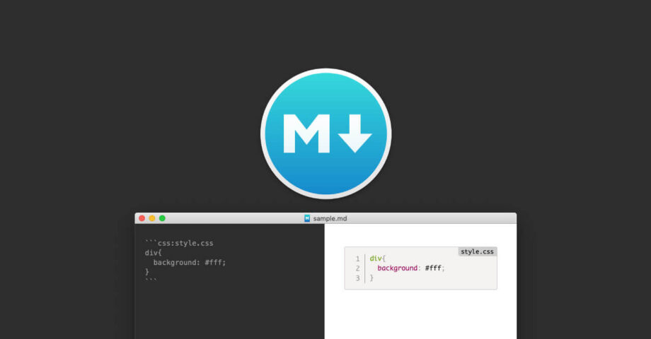 MacDownでシンタックスハイライトを使う