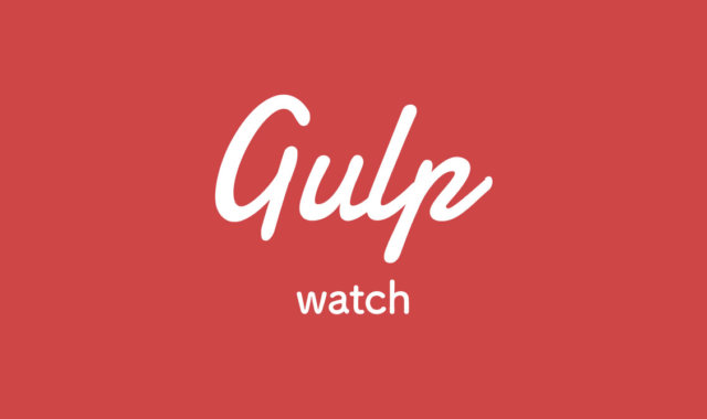 gulp watch