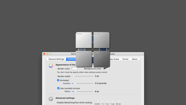 BetterSnapToolでリサイズ前のウインドウサイズを復元する方法・復元しない方法