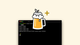 Homebrew Caskを使うとき、「brew cask search」は効かないので「brew search」を使うようにする