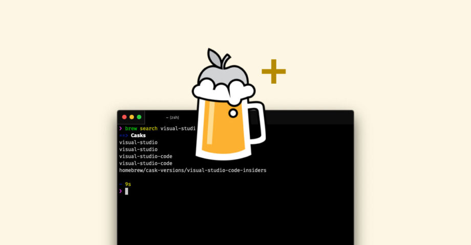 Homebrew Caskを使うとき、「brew cask search」は効かないので「brew search」を使うようにする