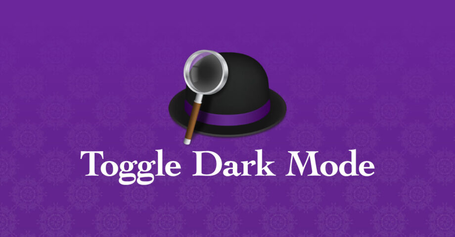 Alfredでダークモードを切り替えるWorkflowを作成する方法