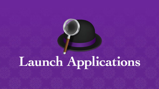 Alfredで複数のアプリケーションを一括で起動するWorkflowの作成方法