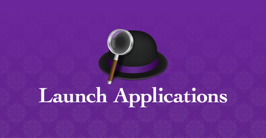 Alfredで複数のアプリケーションを一括で起動するWorkflowの作成方法