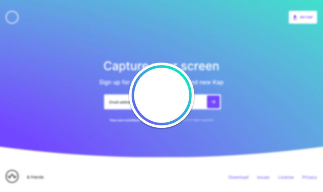 Macの画面を手軽に録画できるアプリ「Kap」