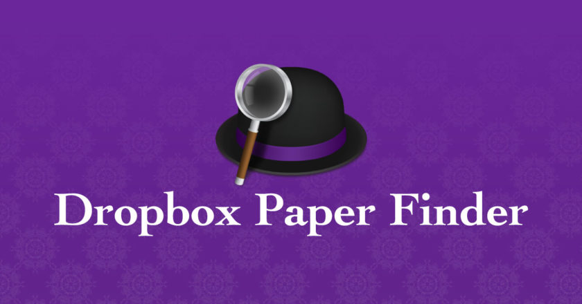 AlfredでDropbox Paperの検索ができるWorkflow「Dropbox Paper Finder」