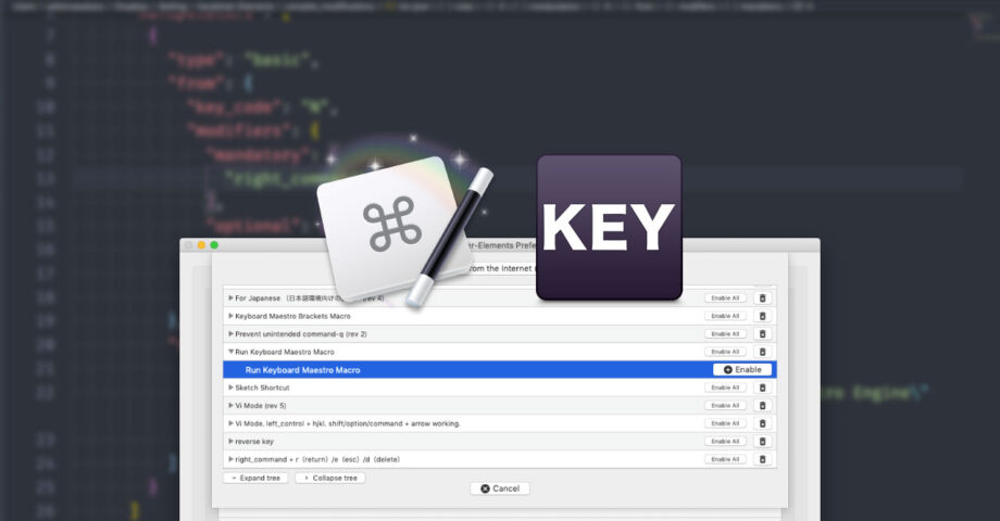 Karabiner-ElementsでKeyboard Maestroのマクロを発火させる方法