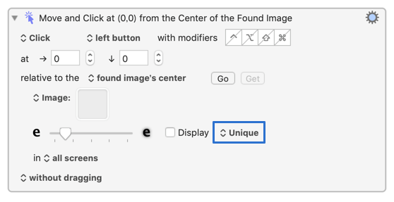 Click at Found Imageの画像一致箇所が複数ある場合の設定