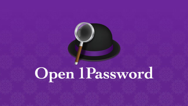 Alfredの1Password連携で、登録しているウェブサイトではなくアプリでログイン情報を開く方法