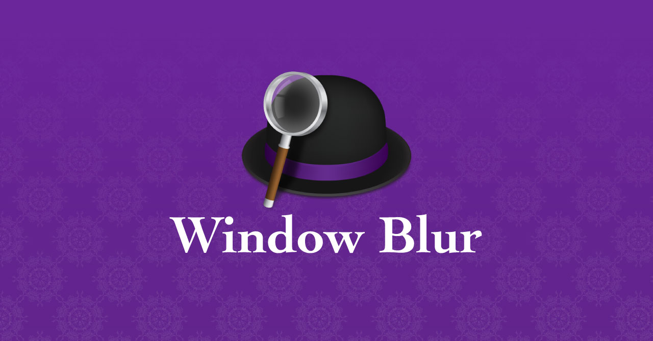 Alfredの検索ボックスを、磨りガラスのように背景がぼやけた見た目にする方法