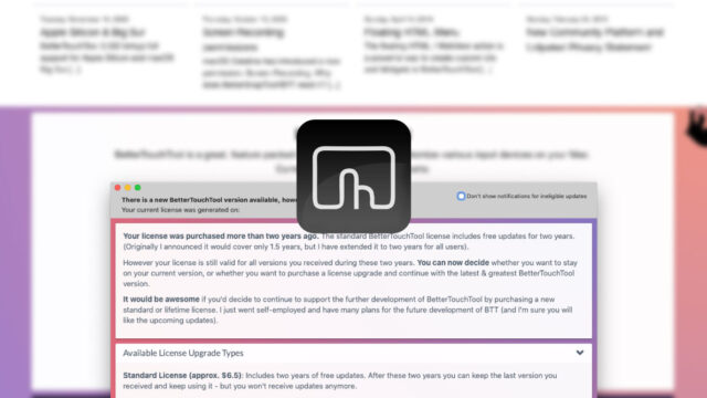 BetterTouchToolの料金体制まとめ