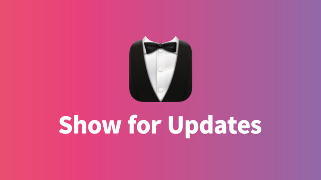 Bartender 4の「Show for Updates」機能で、特定条件でメニューアイコンが表示されるようにする
