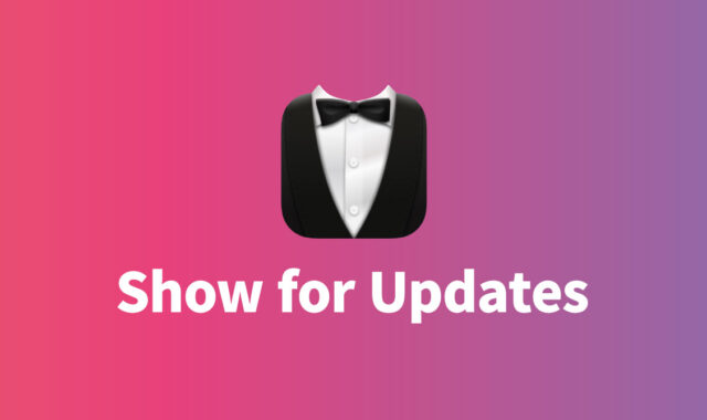 Bartender 4の「Show for Updates」機能で、特定条件でメニューアイコンが表示されるようにする