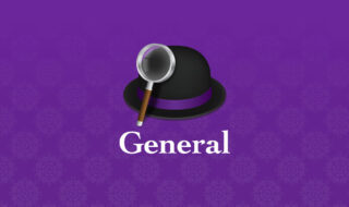 Alfredの「General」タブで基本的な設定や、ホットキーの変更を行う