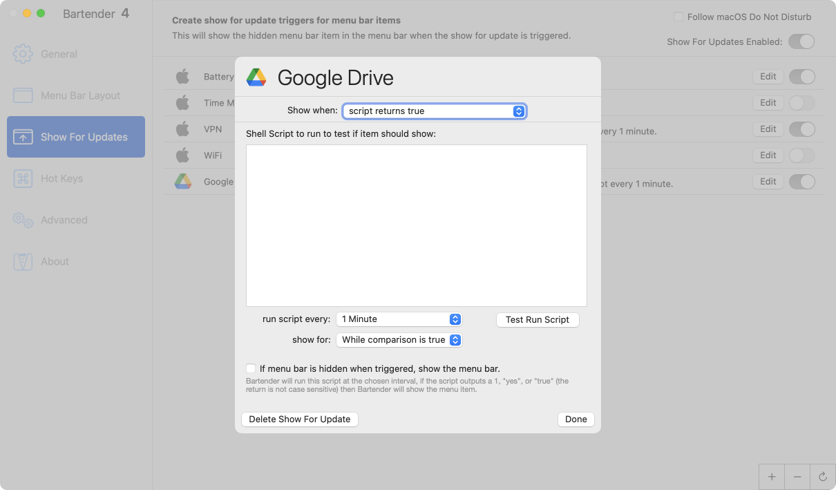 Google Driveのアイコン選択