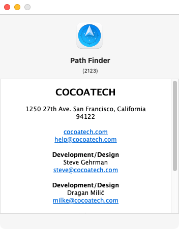 Path Finderのバージョン