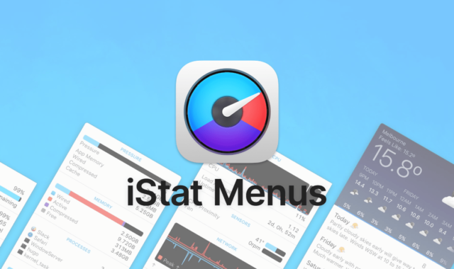MacでCPUやメモリ・ネットワークなどの状態をメニューバーに表示させる「iStat Menus」