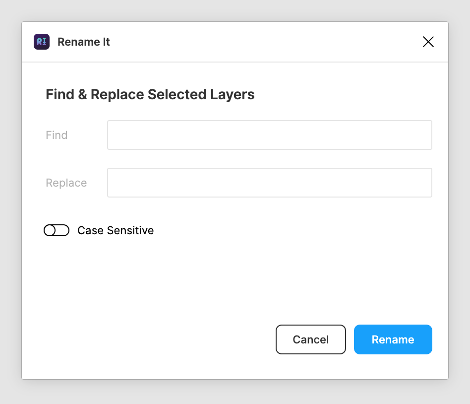 Find Replace Selected Layers