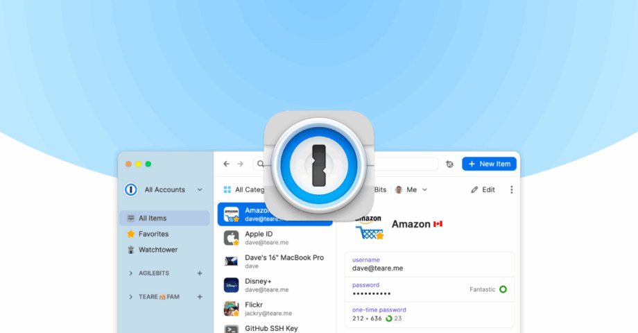 パスワード管理の定番アプリ1Passwordがメジャーアップデートで「1Password 8 for Mac」に！