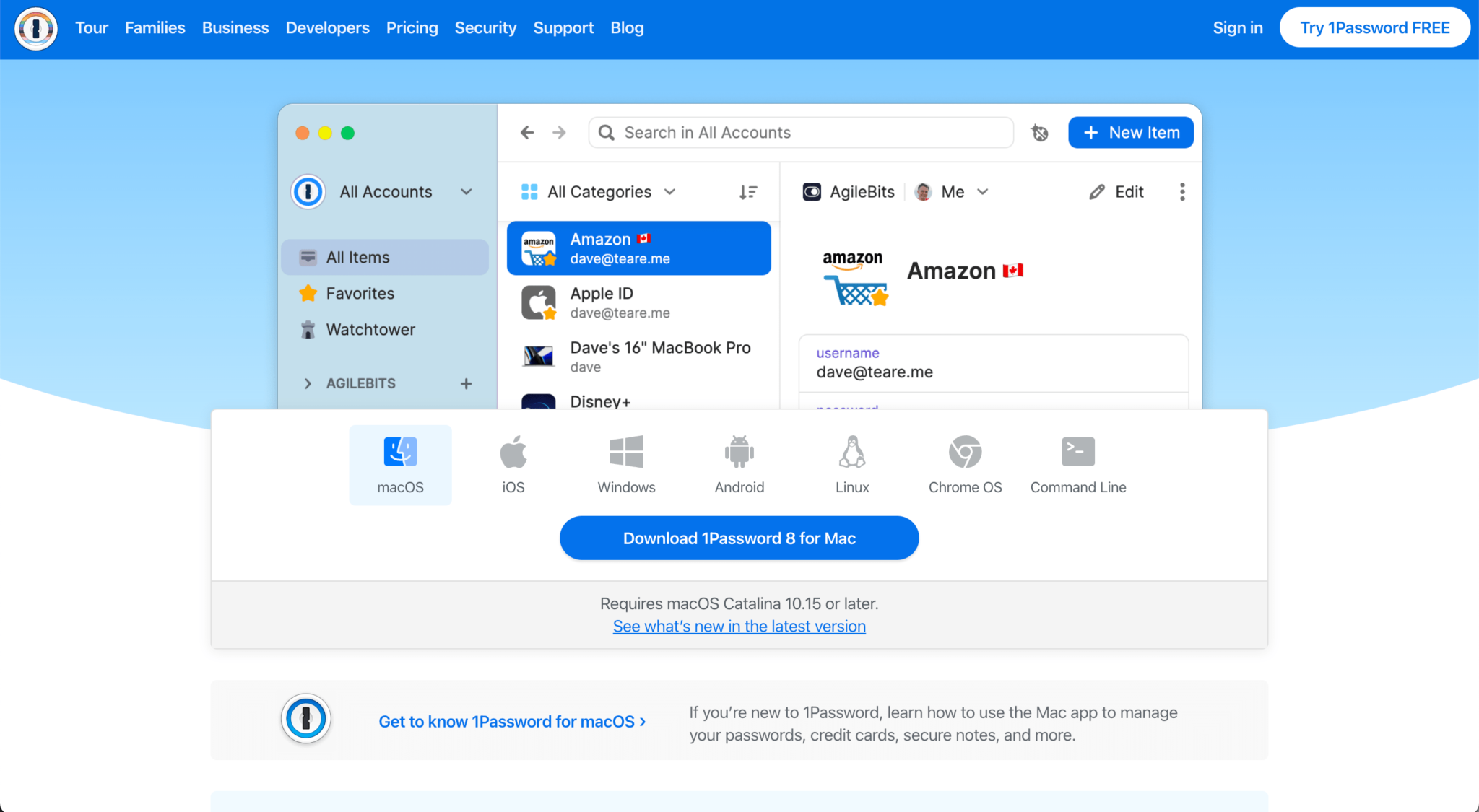 パスワード管理の定番アプリ1Passwordがメジャーアップデートで「1Password 8 For Mac」に！ – Webrandum