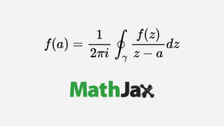 LaTexで数式をキレイに表示させるJavaScriptライブラリ「MathJax」