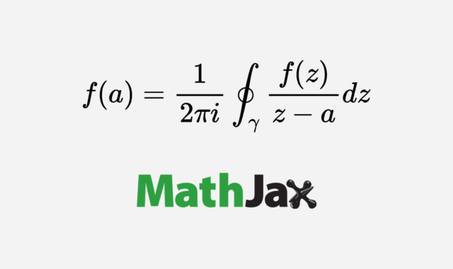LaTexで数式をキレイに表示させるJavaScriptライブラリ「MathJax」