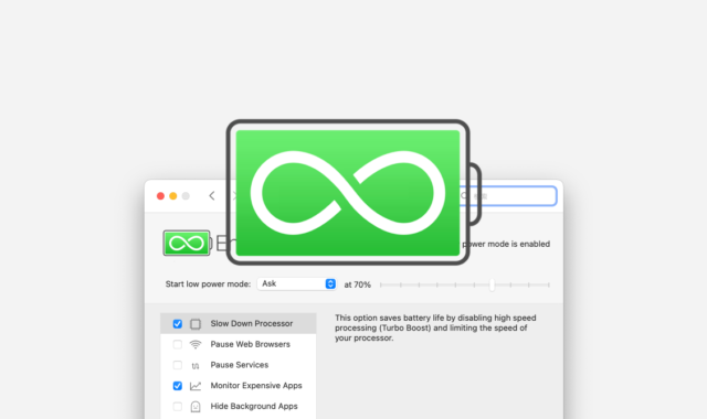 Macのバッテリー効率を上げるアプリ「Endurance」