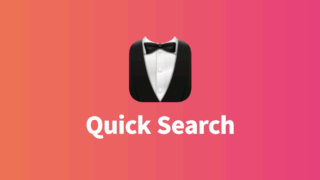 Bartenderの「Quick Search menu bar items」でメニューアイコンを検索してアクティブにする方法